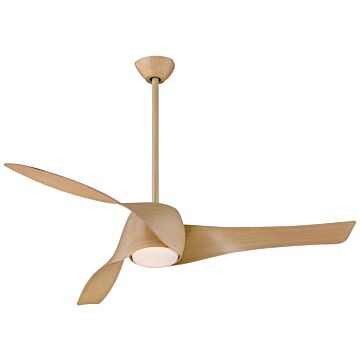 Minka Aire Ceiling Fan with Light Kit in Maple