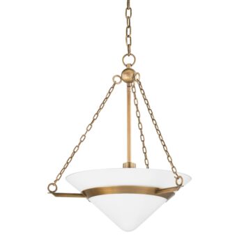 Amador One Light Pendant in Patina Brass by Troy Lighting