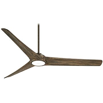 Timber 84"Ceiling Fan in Heirloom BronzeAged Boardwalk by Minka Aire