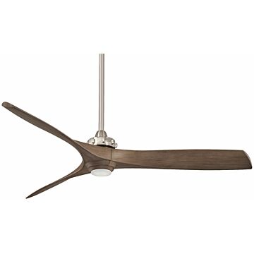 Aviation Led 60"Ceiling Fan in Brushed Nickel by Minka Aire