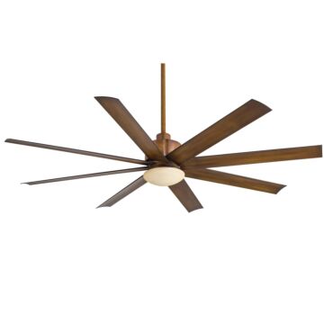 Slipstream Led 65" Ceiling Fan in Distressed Koa by Minka Aire