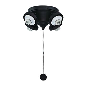  Fitters Ceiling Fan Light Kit in Dark Bronze