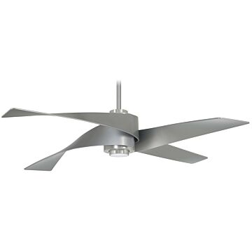 Artemis Iv 64"Ceiling Fan in Brushed Nickel W Silver by Minka Aire