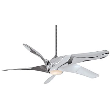 Artemis Xl5 Led 62"Ceiling Fan in Liquid Nickel by Minka Aire