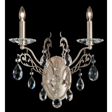 Filigrae Two Light Wall Sconce in Etruscan Gold by Schonbek