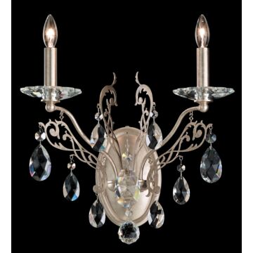 Filigrae Two Light Wall Sconce in Heirloom Bronze by Schonbek