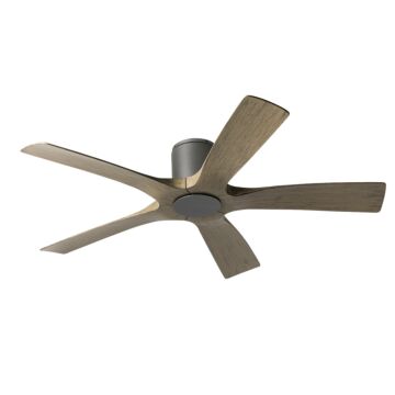 Aviator 5 54" Ceiling Fan in Graphite with Weathered Gray