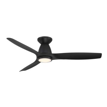 Modern Forms Skylark Flush Mount Ceiling Fan in Matte Black