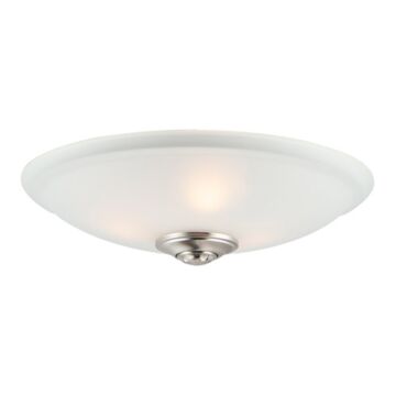 Fan Light Kits Three Light Ceiling Fan Light Kit in Satin Nickel by Maxim