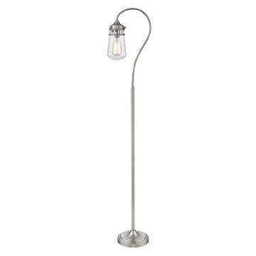 Z-Lite Celeste 1-Light Floor Lamp Light In Brushed Nickel
