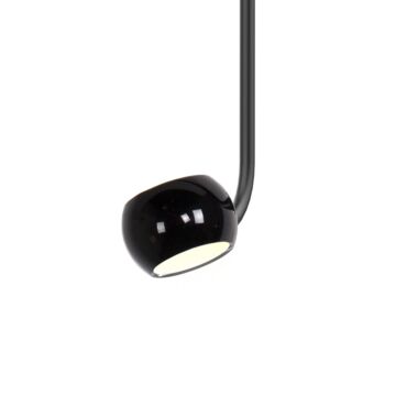Flux LED Pendant in Gloss Black by Kuzco Lighting