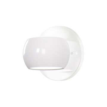 Flux LED Wall Sconce in Gloss White by Kuzco Lighting