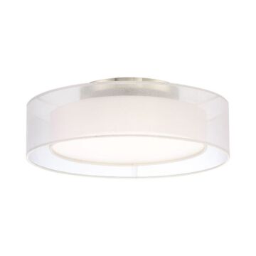 Modern Forms Metropolis 18 Inch Ceiling Light in Brushed Nickel