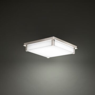 Polar 1-Light LED Flush Mount Ceiling Light in Brushed Nickel