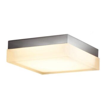 Dice 1-Light LED Flush Mount Ceiling Light in Brushed Nickel