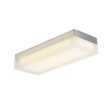 Dice 1-Light LED Flush Mount Ceiling Light in Brushed Nickel