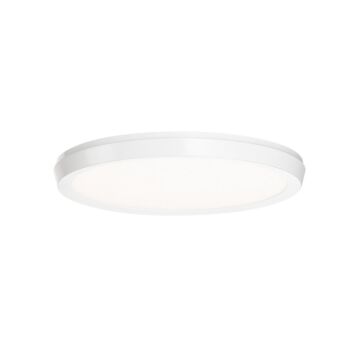 Argo 1-Light LED Flush Mount Ceiling Light in White
