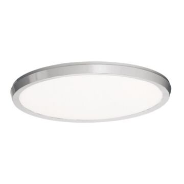 Argo 1-Light LED Flush Mount Ceiling Light in Brushed Nickel