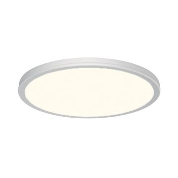 Geos 1-Light LED Flush Mount Ceiling Light in Titanium