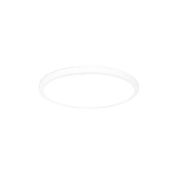 Geos 1-Light LED Flush Mount Ceiling Light in White