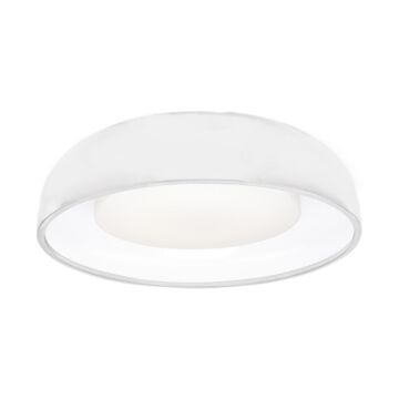 Beacon LED Flush Mount in White by Kuzco Lighting