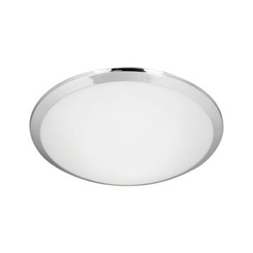 Malta LED Flush Mount in Chrome by Kuzco Lighting