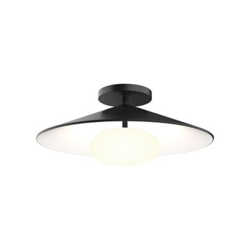 Cruz LED Flush Mount in Metal  BlackWhite by Kuzco Lighting