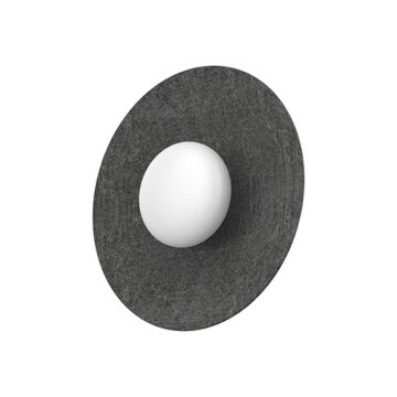Cruz LED Flush Mount in Felt  Gray by Kuzco Lighting