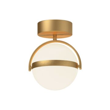 Globo LED Flush Mount in Brushed Gold by Alora