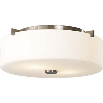 Generation Lighting Sunset Drive 2-Light Ceiling Light in Brushed Steel