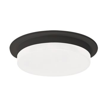 Stockton LED Flush Mount in Black by Kuzco Lighting