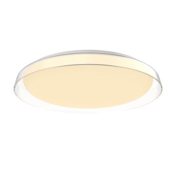 Hampton LED Flush Mount in Clear by Kuzco Lighting
