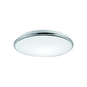 Brook LED Flush Mount in Chrome by Kuzco Lighting