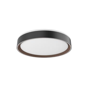 Essex LED Flush Mount in BlackWalnut by Kuzco Lighting