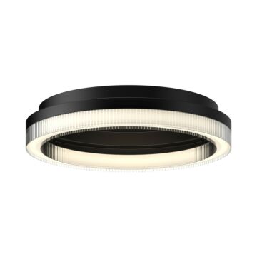 Calix LED Flush Mount in Black