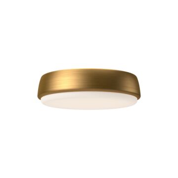 Laval LED Flush Mount in Aged Gold by Alora