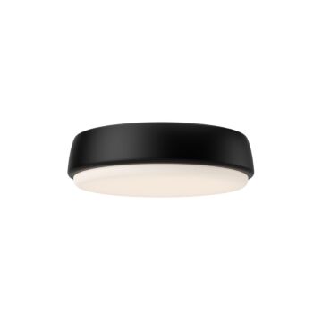 Laval LED Flush Mount in Matte Black by Alora