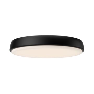 Laval LED Flush Mount in Matte Black by Alora
