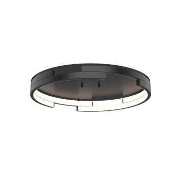 Anello Minor LED Flush Mount in Black by Kuzco Lighting