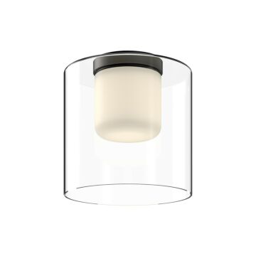 Birch LED Flush Mount in BlackClear by Kuzco Lighting