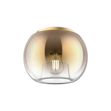 Samar One Light Flush Mount in Brushed GoldCopper by Kuzco Lighting