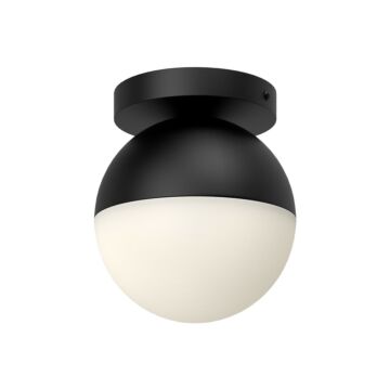 Monae One Light Flush Mount in BlackOpal Glass by Kuzco Lighting
