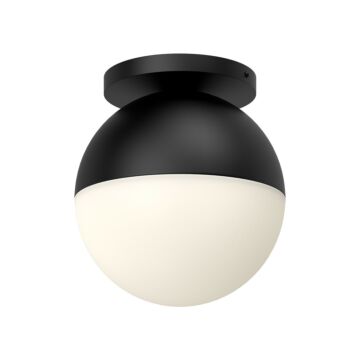Monae One Light Flush Mount in BlackOpal Glass by Kuzco Lighting