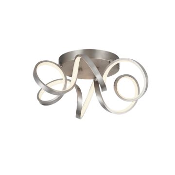 Synergy LED Flush Mount in Antique Silver by Kuzco Lighting