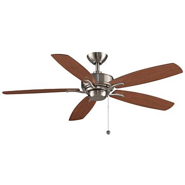 Aire Deluxe 52"Ceiling Fan in Brushed Nickel by Fanimation
