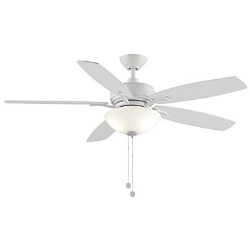Aire Deluxe 52"Ceiling Fan in Matte White by Fanimation
