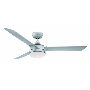  Xeno Wet 56" LED Indoor/Outdoor Ceiling Fan in Silver with Opal Frosted Glass