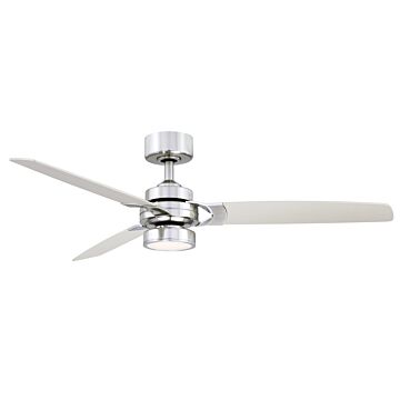 Amped 1-Light 52" Ceiling Fan in Brushed Nickel