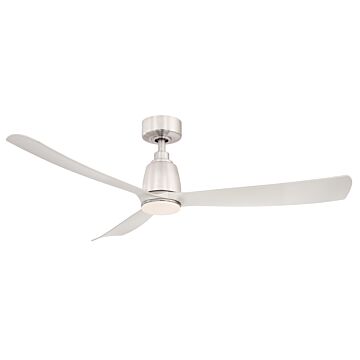  Kute 52" Indoor Ceiling Fan in Brushed Nickel