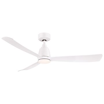  Kute 52" Indoor Ceiling Fan in Matte White
